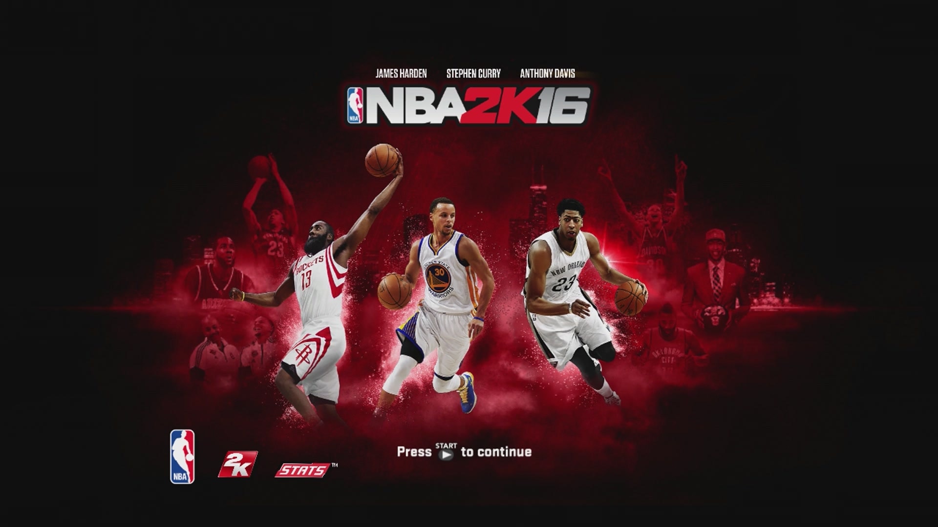NBA 2K6 title screen for Xbox 360